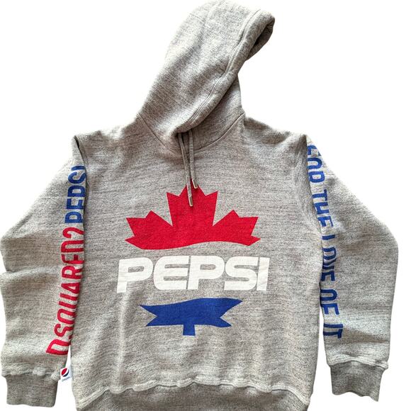 DSQUARED2: Men's Grey Peps Logo Hoodie - S - Picture 7 of 9